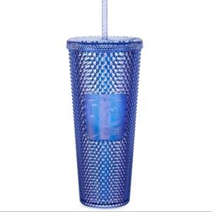 Starbucks Walt Disney World Studded Tumbler 50th Anniversary Blue Geometric NEW
